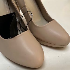 Forever 21 Nude Platform Heels Shoes